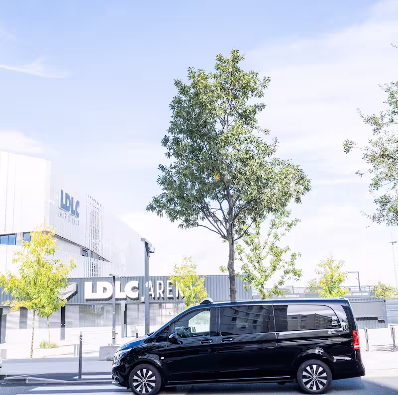 Taxi Lyon Perrache LDLC Arena Van 7 places