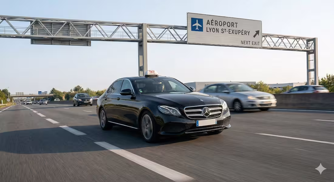 Taxi Perrache Aéroport Lyon Saint-Exupéry Pro
